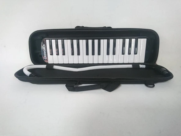 CREMONIA CR32BK-12 MELODİKA 32 TUŞLU SİYAH RENK 12 Lİ PAKET EVA ÇANTA