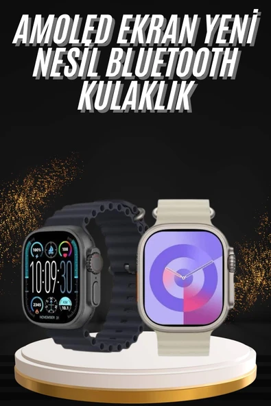 Uyku ve Sağlık Takibi Yapabilen GPS Uyumlu Plastik Kordonlu Akıllı Saat ürün görseli