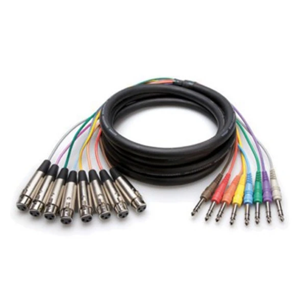 8'li TRS-XLRF Snake Kablo 5 m (STX-805F) ürün görseli 1