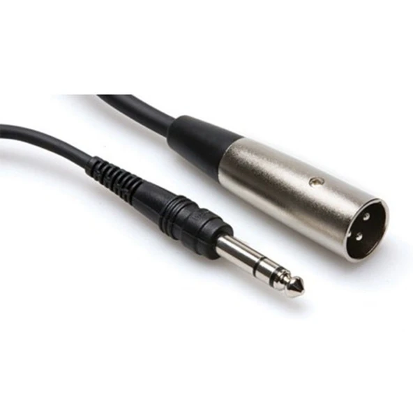 Hosa 1/4' TRS - XLR (M) Balanslı Kablo 1.5 m (STX-105M) 1/4" TRS - XLR (erkek) balanslı kablo 1.5 mt. STX-105M ürün görseli