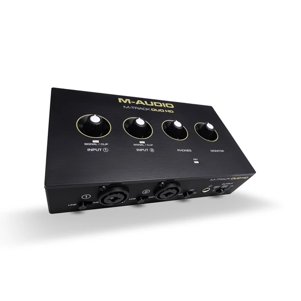 M-Audio M-Track Duo HD 2 Kanal, 24-bit / 192khz, 2 Mikrofon / Enstrüman / Line girişli ses kartı ürün görseli