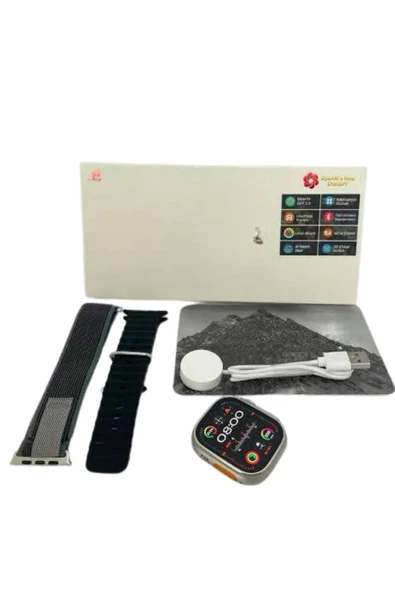 Yeni Nesil Akıllı Kol Saati Nabız Ölçer GPS Uyumlu 49 MM Kasa - Resim 3