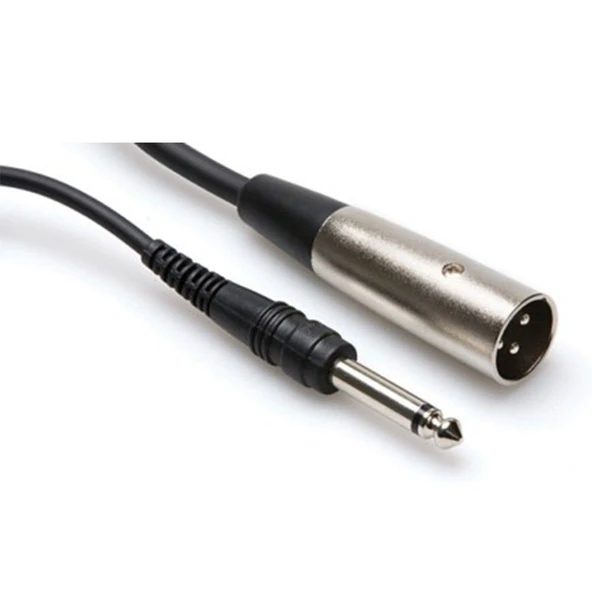 Hosa XLR (M) - 1/4' TS (M) Balanssız Kablo 1.5 m (PXM-105) XLR (Erkek) - 1/4" TS (Erkek) Balanssız kablo 1.5 mt. PXM-105 ürün görseli