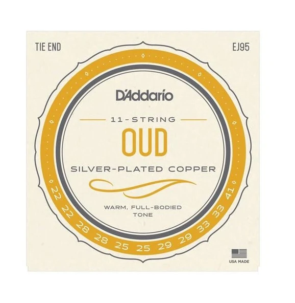 DADDARIO EJ95 UD TEL SET SİLVERPLATED WOUND ürün görseli