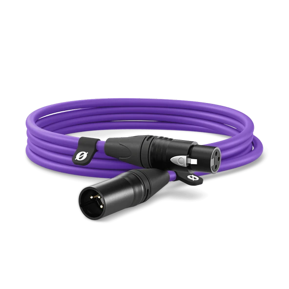 RØDE RODE XLR-CABLE (3 mt) - Mor - 3 Premium XLR Kablo ürün görseli