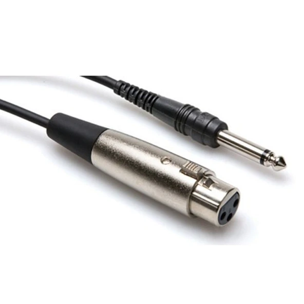 Hosa XLR (F) - 1/4' TS (M) Balanssız Kablo 1.5 m (PXF-105) XLR (Dişi) - 1/4" TS (Erkek) Balanssız kablo 1.5 mt. PXF-105 ürün görseli