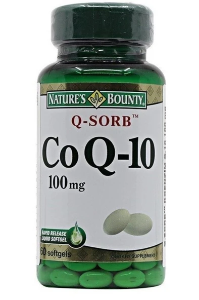 Nature's Bounty Coq-10 (q-sorb) 100 Mg 60 Kapsül- SKT: 01/2027 ürün görseli 1