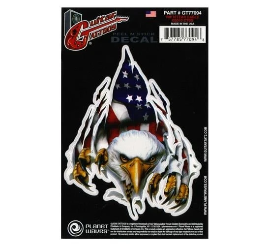 PLANETWAVES GT77094 GTR TATTOO- RIP N TEAR EAGLE STİCKER ürün görseli