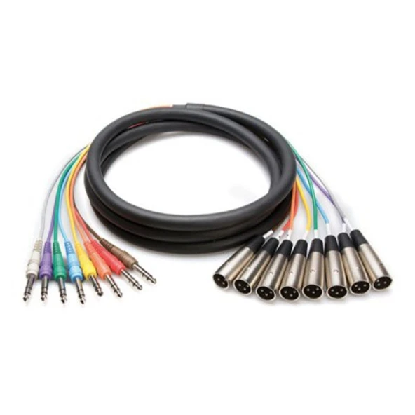 8'li TRS-XLRM Snake Kablo 3 m (STX-803M) ürün görseli 1