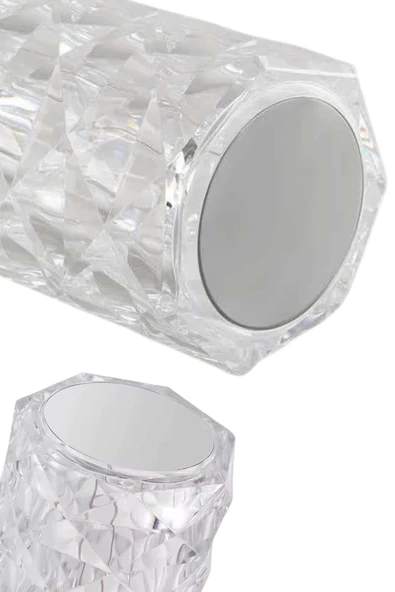 Masa ve Gece Lambası Şık ve Dayanıklı Sensörlü Şarjlı Kristal Lamba - 5