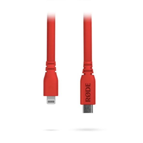 RØDE SC19 - Kırmızı 1.5 mt. USB-C <-> Lighting Flat kablo ürün görseli