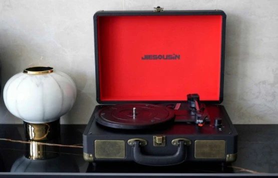 Fomixx Tr-102 Siyah Hoparlörlü Bluetoothlu Pikap Plak Çalar - 9