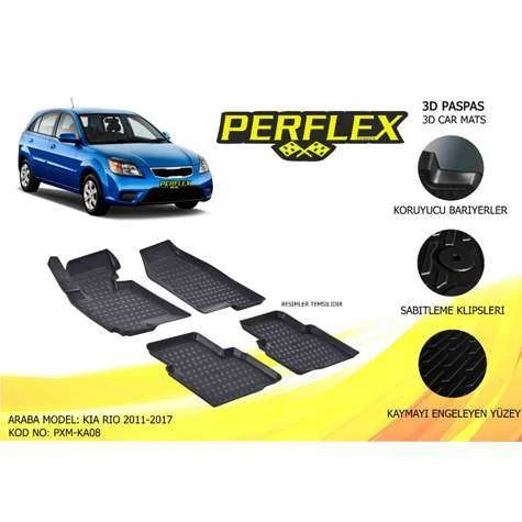 PASPAS 3D HAVUZLU X-MAT KIA RIO 2011-2017 - PERFLEX PXM-KA08 - 1