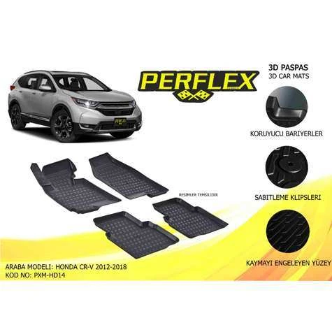 PASPAS 3D HAVUZLU X-MAT HONDA CR-V 2012-2018 - PERFLEX PXM-HD14 - 1