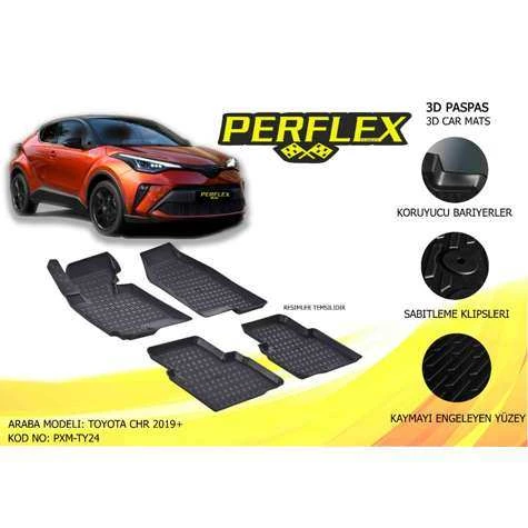 PASPAS 3D HAVUZLU X-MAT TOYOTA CHR 2019-> - PERFLEX PXM-TY24 - 1