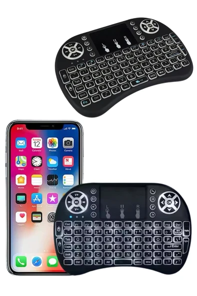 Mini Klavye Gaming Pc Playstation Ledli Mouse Rgb Mouse Bluetooth Usb - 5