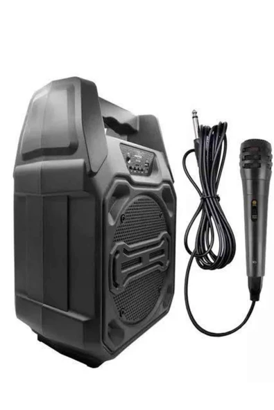 Bluetooth Hoparlör Led Işıklı Taşınabilir Kablosuz Speaker Uzun Pil Ömrü - 3