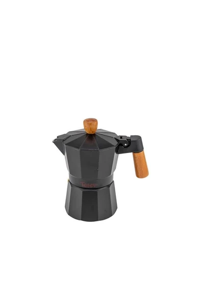 Bambum Garen - Moka Pot 3 Fincan Siyah - Resim 2