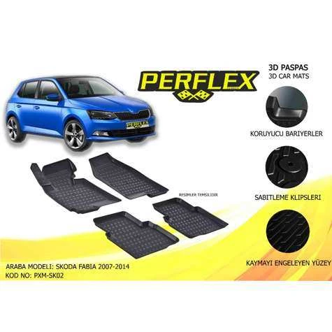 PASPAS 3D HAVUZLU X-MAT FABIA 2007-2014 - PERFLEX PXM-SK02 - 1