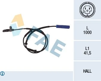 Bmw Abs Sensoru Arka Bmw E39 96>04 - Fae 78076 ürün görseli