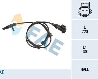 Land Rover Abs Sensoru Arka R-L Range Rover Evoque L538 11>19 - Fae 78212 ürün görseli