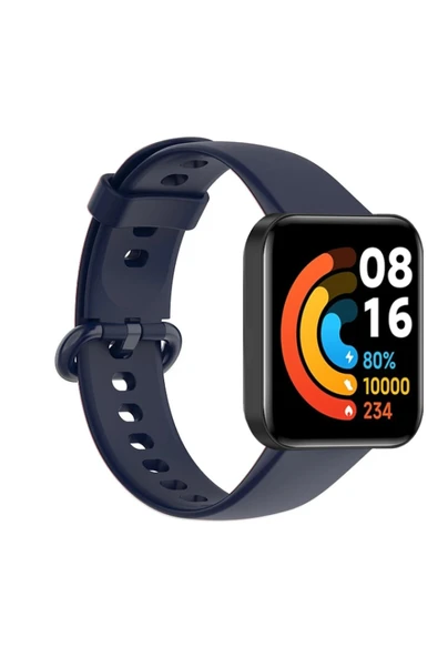 Akman Xiaomi Redmi Watch 2 Klasik Kordon - Lacivert - ACL6201384-8063