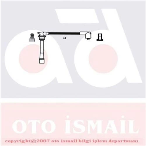 Hyundaı Bujı Kablosu Hyundaı Era 1.4 Benzinli 2006-> Accent 1,6 Admıra Kasa 2000-2006 Getz 1.3 - 1.4 Benzinl - Doduco 7678 ürün görseli 1