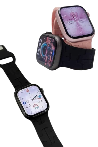 Yeni Nesil Akıllı Saat Amoled Ekran Yüksek Çözünürlüklü 41 mm Kasa - Resim 3