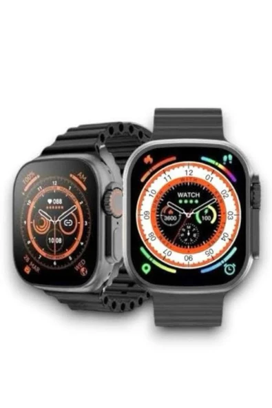 Akıllı Saat Kordon Hediyeli Güçlü Batarya Kapasiteli Titreşimli Bildirim Görme Unisex - Resim 5