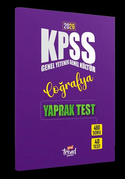2026 Kpss Lisans Coğrafya Gygk Yaprak Test - 2