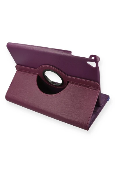 Akman iPad 9.7 (2018) Kılıf 360 Tablet Deri Kılıf - Mürdüm - ACL6209441-8202 ürün görseli