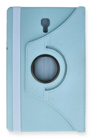 Akman Samsung Galaxy T590 Tab A 10.5 Kılıf 360 Tablet Deri Kılıf - Turkuaz - ACL6206905-4709 - Resim 2