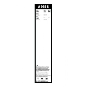 Unıversal Silecek Supurgesi Aerotwın A965s 700 / 600mm - Bosch 3397118965 - Resim 1