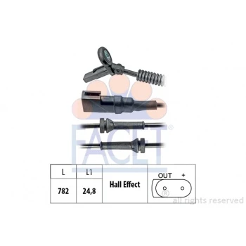 Ford On Abs Hiz Sensoru (sag / Sol) Fiesta 01>08 - Facet 21.0024 ürün görseli