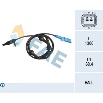 Psa Abs Kablosu Sensoru On Sag Sol 407 508 C5 III C6 - Fae 78089 ürün görseli