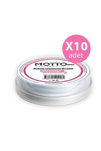 Motto Plus Professional Tek Kullanımlık Nemlendirici Makyaj Temizleme Mendili 10'lu Paket - 3