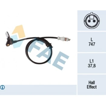 Renault Abs Sensor Kablo Arka Sag Kangoo - Fae 78413 ürün görseli