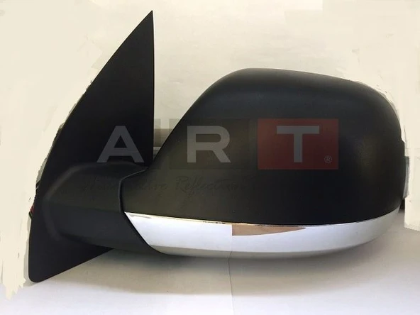 Vag Dis Dikiz Aynası  Elektrikli İsitmalı Siyah+ Krom Sag Amarok 10> - Art M006.6353 - Resim 1