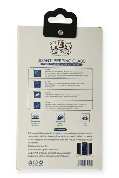 Akman iPhone 6 Bilvis Hayalet Cam Ekran Koruyucu - Beyaz - ACL6208406-9731 - 3
