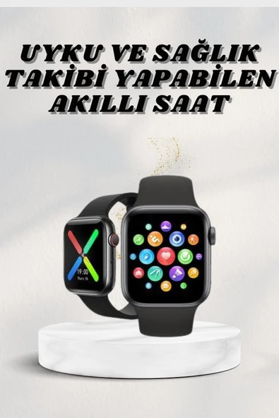 Akıllı Saat Wireless Şarj Yüksek Çözünürlüklü Müzik Dinleme Sesli Cevaplama ürün görseli