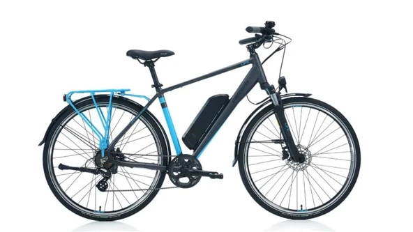 CARRARO E-LINE eLIFE 2.1 ERKEK ŞEHİR BİSİKLETİ 470H HD 28 JANT 7 VİTES MAT ANTRASİT-MAVİ-SİYAH ürün görseli