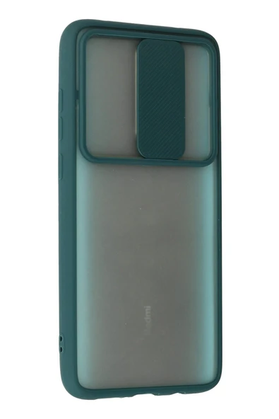Akman Xiaomi Redmi Note 8 Pro Kılıf Palm Buzlu Kamera Sürgülü Silikon - Yeşil - ACL6202570-8917 - 3
