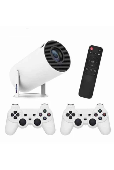 Ayaklı Oyun Projeksiyonu Çift Kollu Taşınabilir Sinema Projektörü - 4