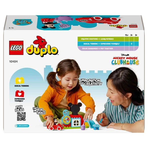 Lego 10454 Duplo Disney Mickey Fare’nin Kulüp Evi ve Arabası - Resim 4