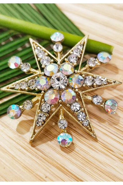 Monalisa Home Kırmızı Elma Figürlü Broş ürün görseli 1