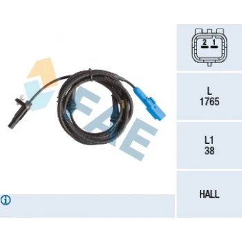 Psa Abs Sensoru Arka Sag-Sol 508 I 10> - Fae 78234 ürün görseli