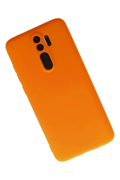 Akman Xiaomi Redmi Note 8 Pro Kılıf First Silikon - Turuncu - ACL6205029-6276 - 3
