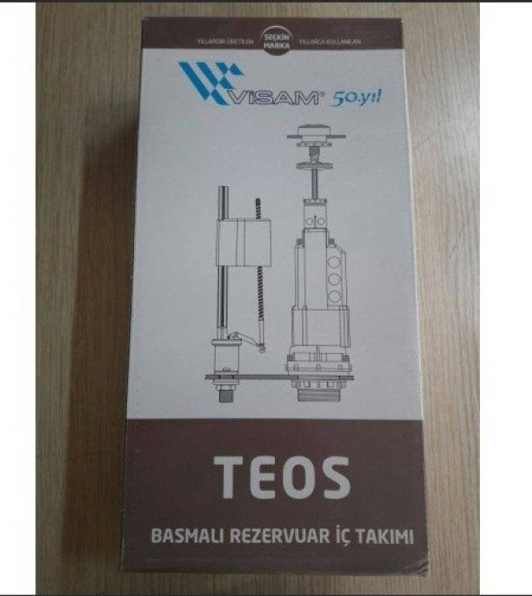 VİSAM TEOS BASMALI KLOZET REZERVUAR İÇ TAKIMI - 2