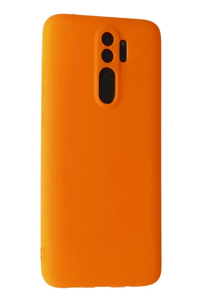 Akman Xiaomi Redmi Note 8 Pro Kılıf First Silikon - Turuncu - ACL6205029-6276 - 2