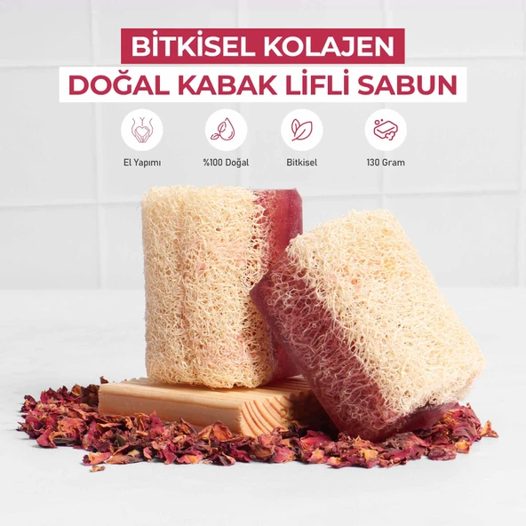 Proclis Doğal Kabak Lifli Bitkisel Kolajen Sabun 130 gr - 2